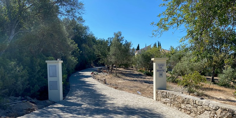 Entrance To The 4 Bedroom Holiday Villa In Portugal