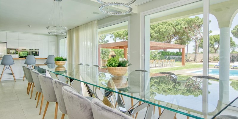 Comfortable Open Plan Kitchen And Dining Area Algarve