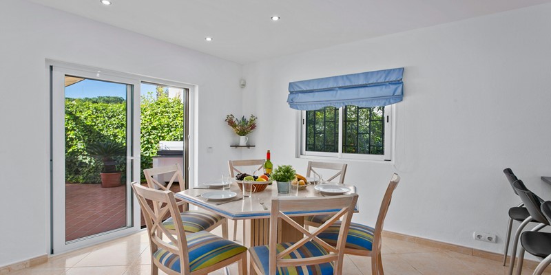 Modern Kitchen With Dining Area