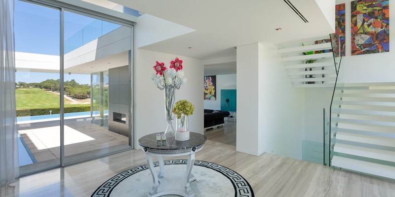 Large Rental Villa Entrance Hall In Portugal