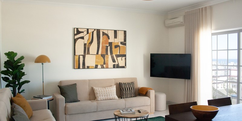 Air Conditioned Living Room Quarteira Rental