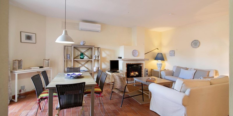 Open Concept Living Room And Dining Vale Do Lobo