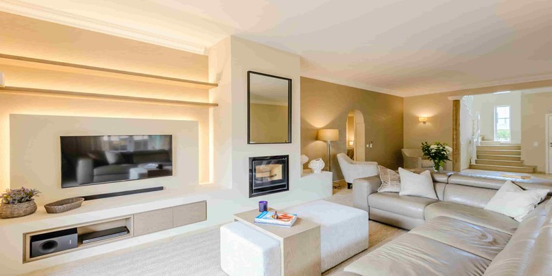 Open Plan Living Room Luxury Villa Vale Do Garrao