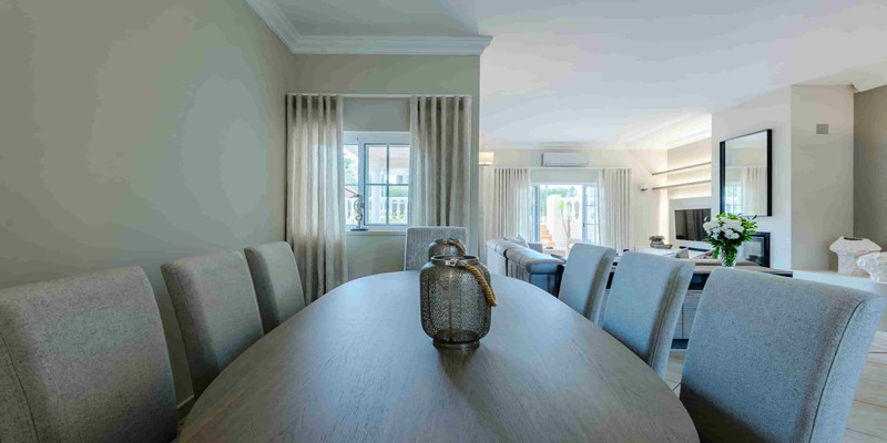 Villa Dining Area Vale Do Garrao Open Plan