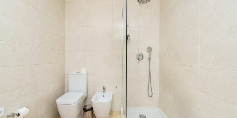 Ensuite Bathroom With Shower Toilet And Bidet In Rental Villa