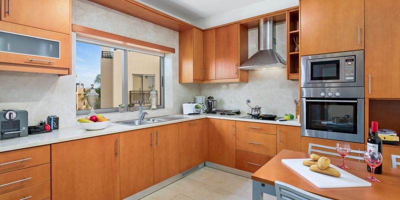 Algarve Vacation Rental Spacious Modern Kitchen Vilamoura
