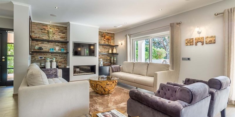 Stylish Interior Lounge Luxury Villa Vilamoura