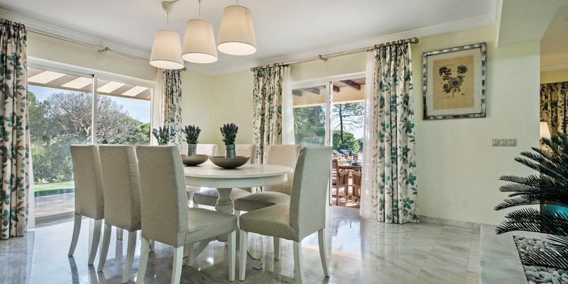 Kitchen Dining Area Luxury Villa Quinta Do Lago