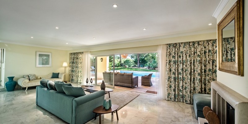 Spacious Living Room Quinta Do Lago Villa
