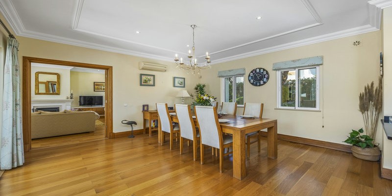 Dining Table In Modern Villa