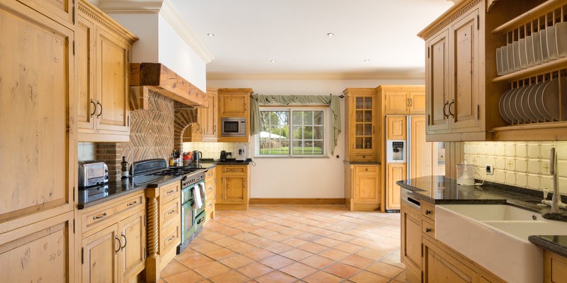 American Style Kitchen Holiday Villa Portugal