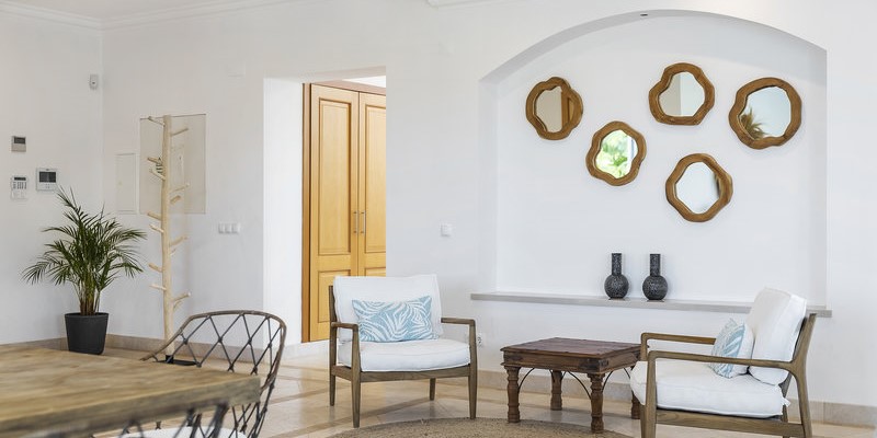 Luxury Villa Main Living Room Adjacent Seating