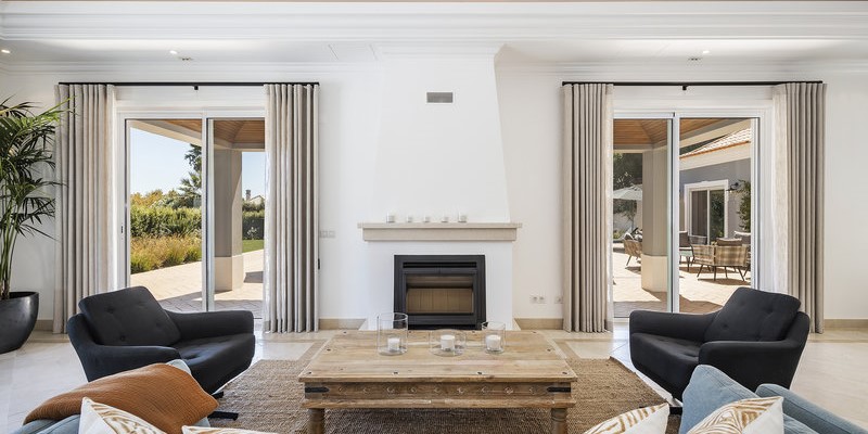 Quinta Do Lago Villa Living Room Patio Doors