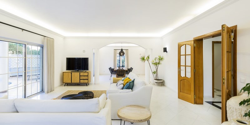 Bright Living Room Luxury Villa Algarve
