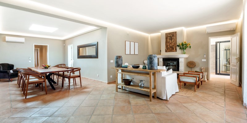 Modern Luxury Villa Open Plan Living Room Family Holiday Portugal