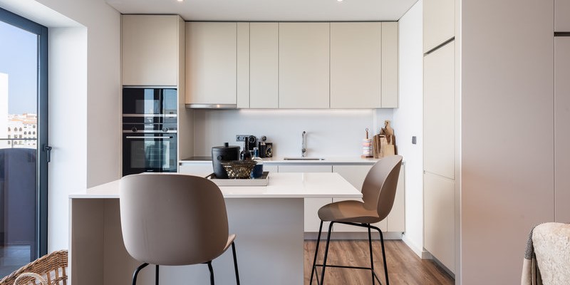 Fully Equipped Kitchen Holiday Apartment Quarteira