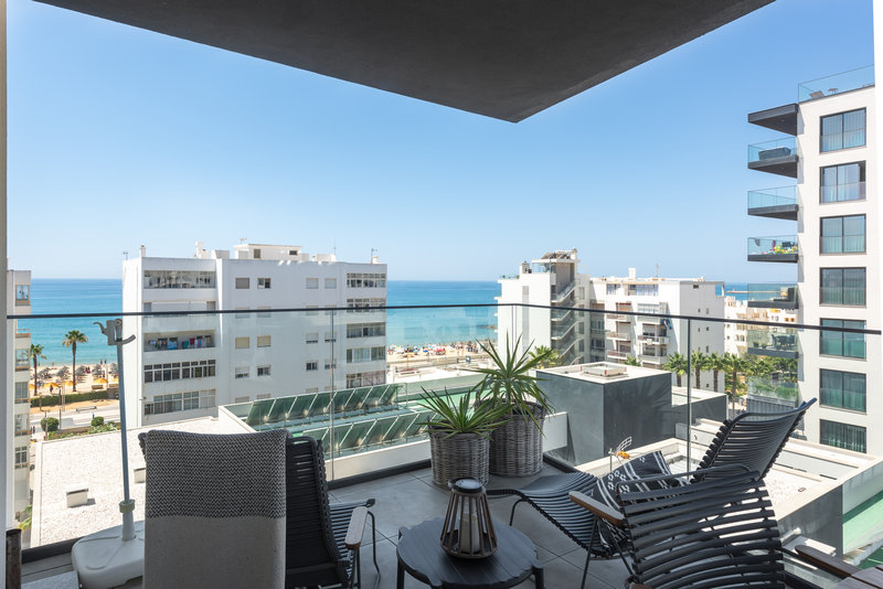 Holiday Apartment in Quarteira with Pool, 2 Bedrooms, Terrace & Parking