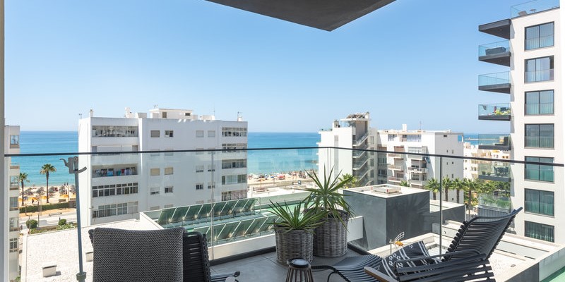 Quarteira Holiday Rental With Scenic Patio Views