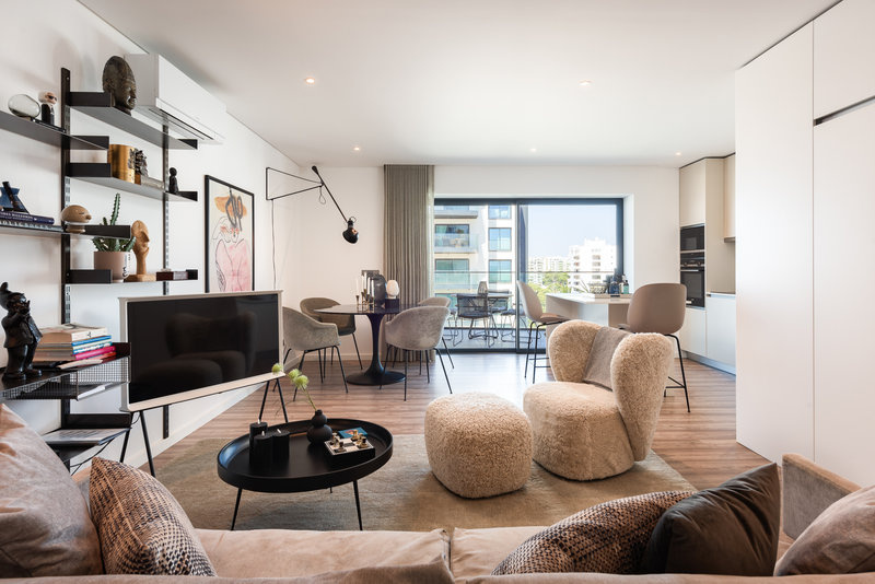 Holiday Apartment in Quarteira with Pool, 2 Bedrooms, Terrace & Parking