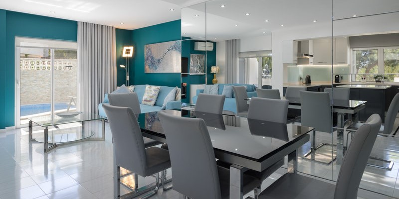 Indoor Dining Space Luxury Rental Algarve