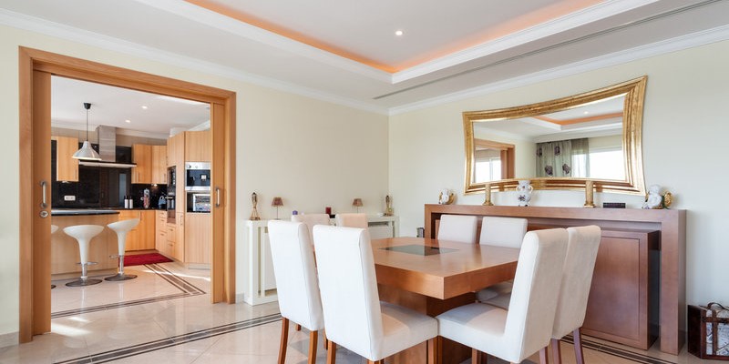 Indoor Dining Area Luxury Villa Vale Do Lobo Algarve