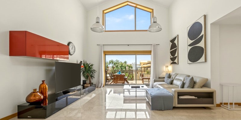 Modern Living Area Vilamoura Holiday Rental