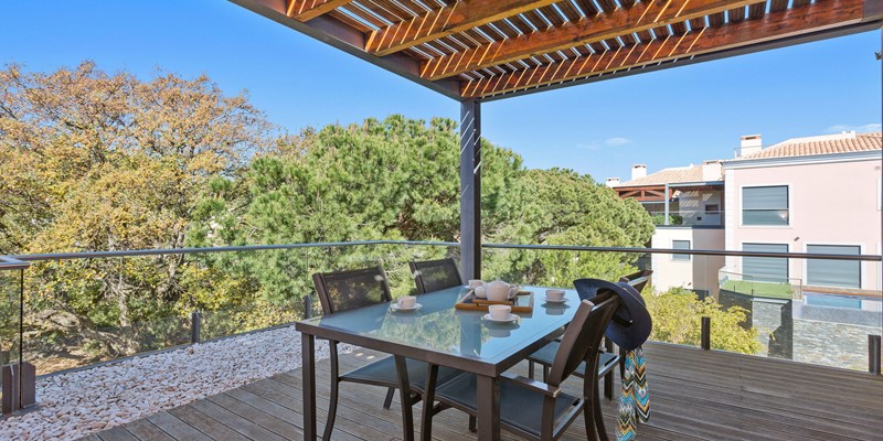 Outside Apartment Dining Table Vale Do Lobo