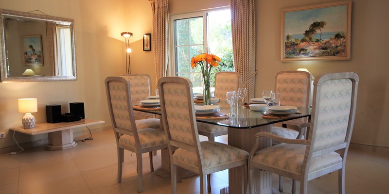 Dining Area In Holiday Villa Near Vale Do Lobo Algarve