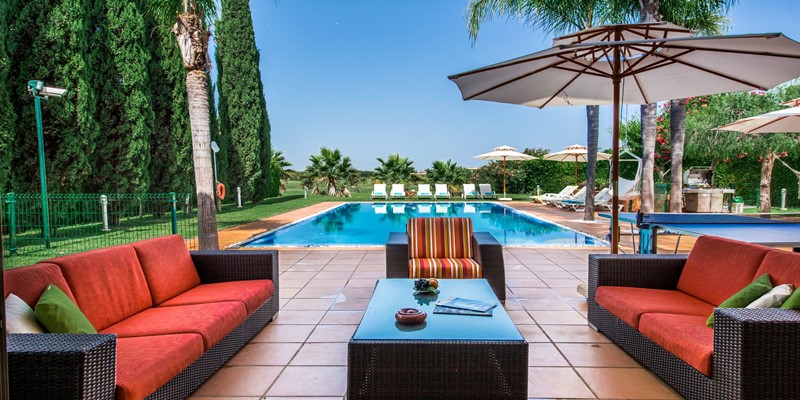 Comfortable Poolside Sofas Millennium Golf Course Vilamoura