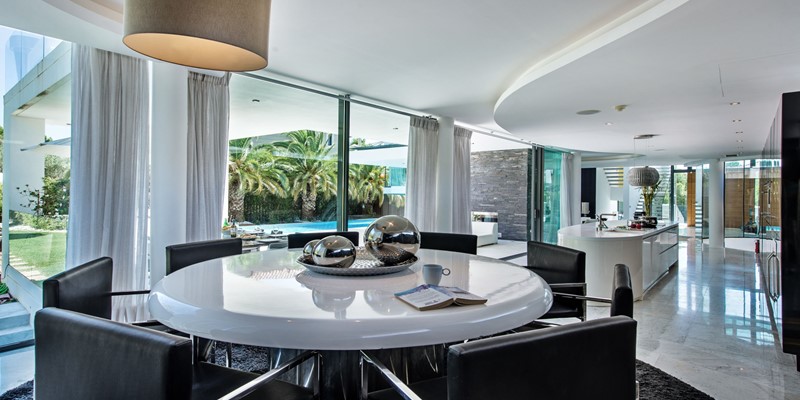 Indoor Dining Table Vacation Rental Villa Quinta Verde