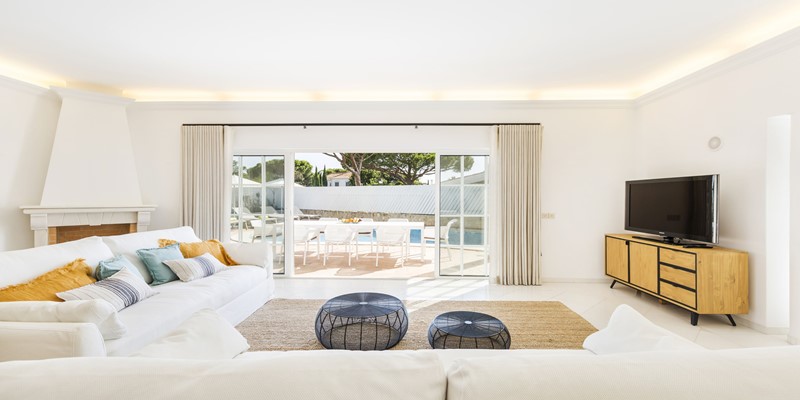 Comfortable Living Room Vacation Rental Villa Vale Do Lobo