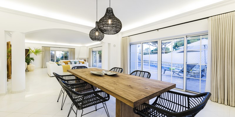 Dining Table Villa Rental Vale Do Lobo