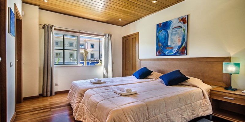 Twin Bedroom Holiday Rental Villa Vila Sol