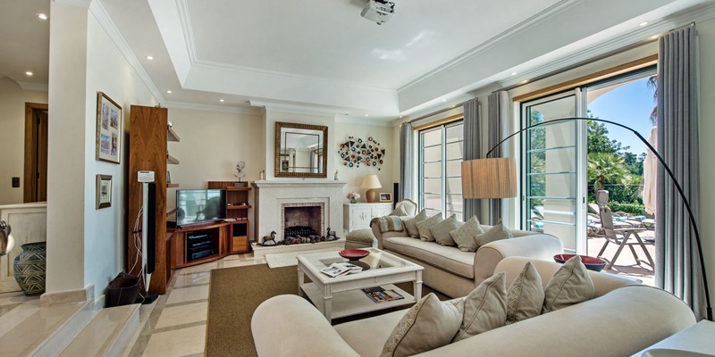 Luxury Living Room In Vacation Property Portugal