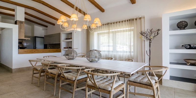 Open Plan Dining Area In Algarve Holiday Villa
