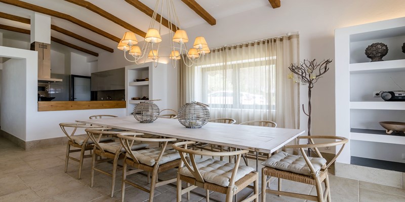 Open Plan Dining Area In Algarve Holiday Villa