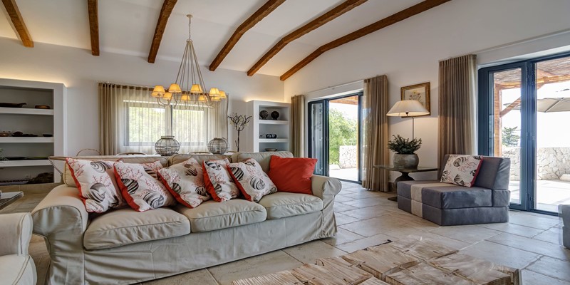 Open Plan Living Room Vacation Villa Portugal