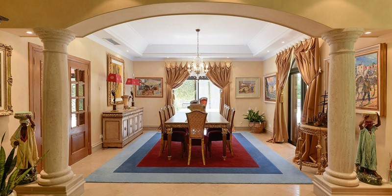 Dining Room In Holiday Villa Portugal
