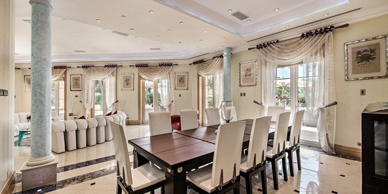 Dining Area In Holiday Villa Portugal