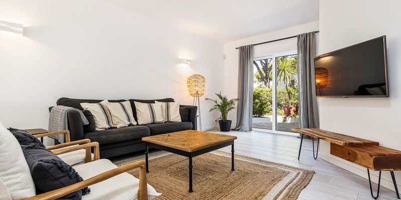 Living Room Vacation Villa Rental Vale Do Lobo