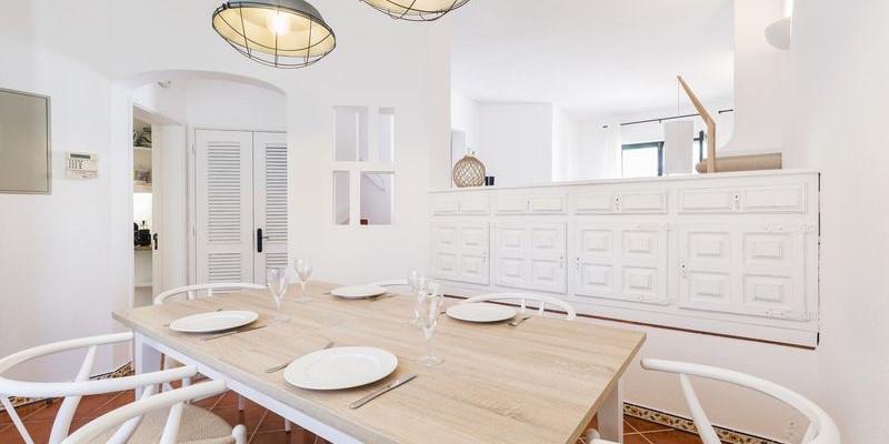 Dining Room In Holiday Villa Portugal