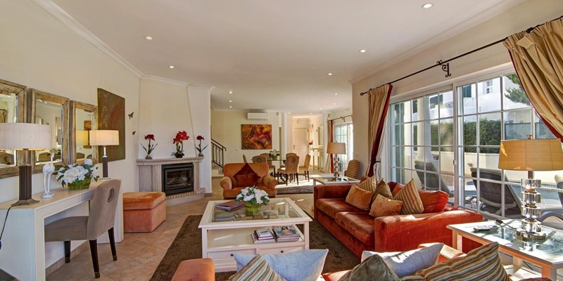Luxury Living Room Holiday Villa Rental Vale Do Lobo