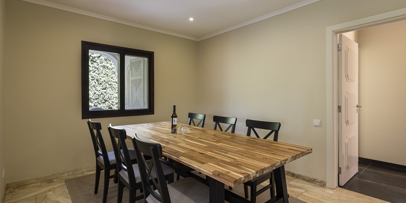 Dining Room In Holiday Villa Portugal