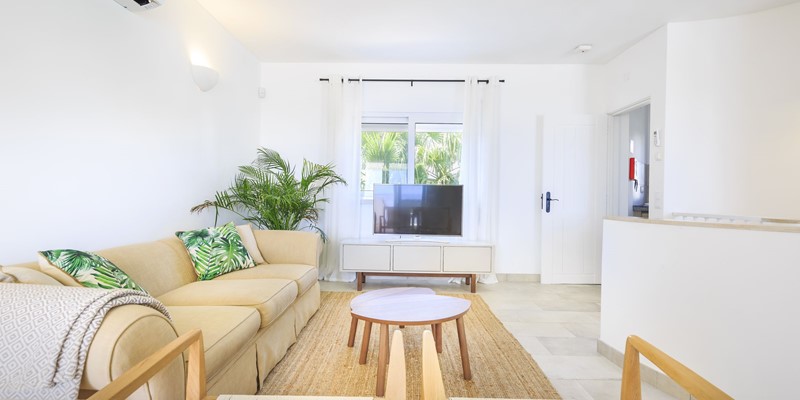 Contemporary Living Room In Vale Do Lobo Holiday Villa