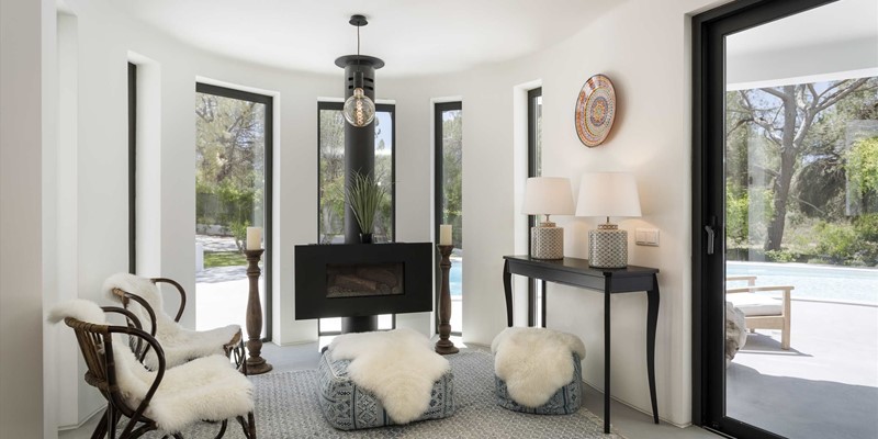 Comfortable Living Room In Rental Holiday Villa Algarve