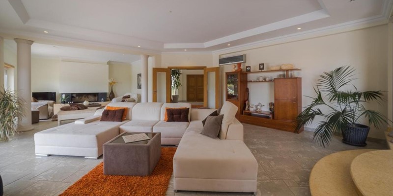 Spacious Living Room In Holiday Rental Villa