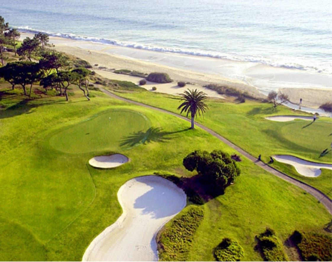 Vale Do Lobo Golf Course Overlooking The Ocean