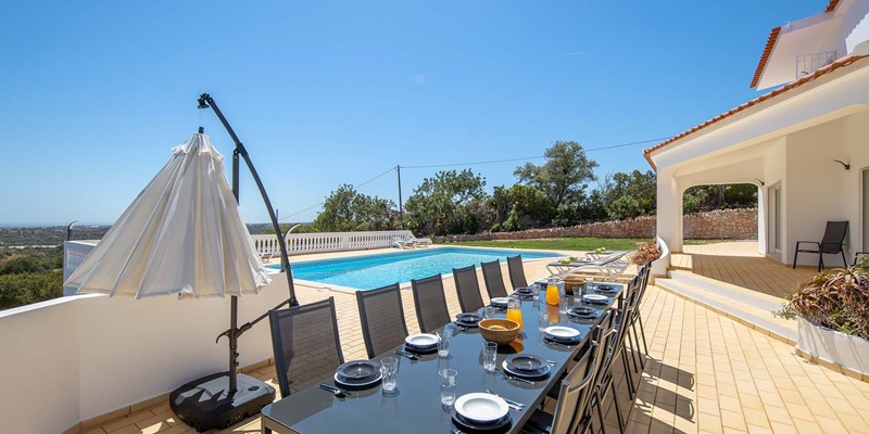 Outdoor Dining In Estoi Vacation Rental Villa